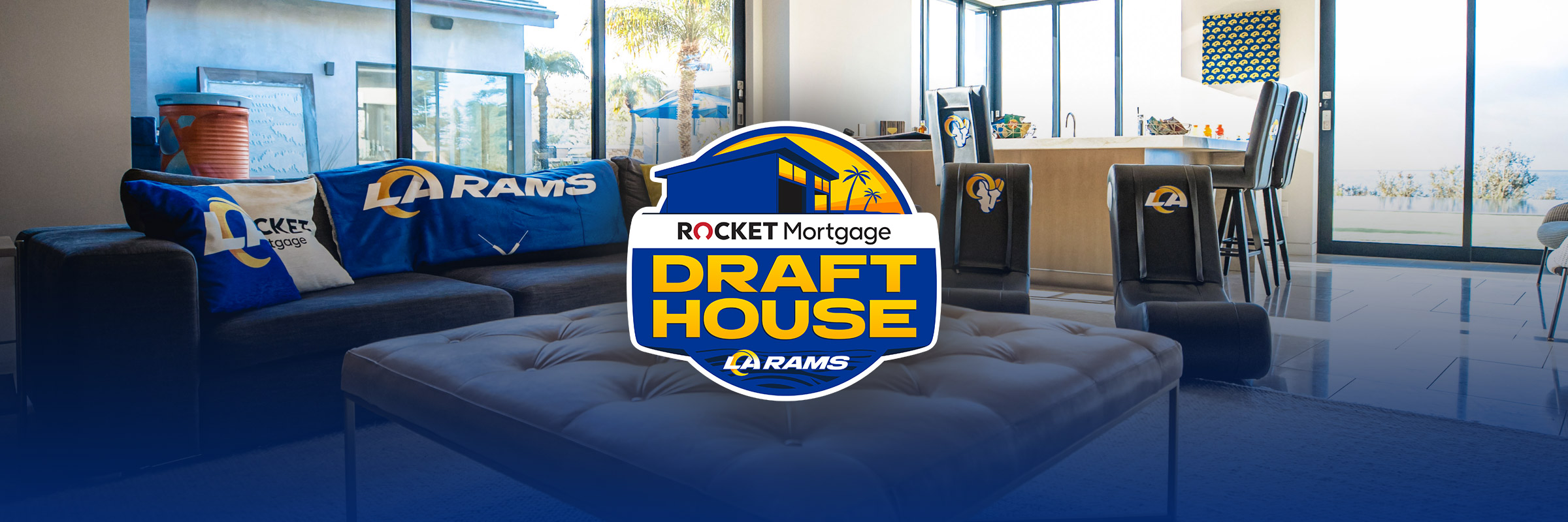 Los Angeles Rams Are On The Clock at The Rocket Mortgage Draft House